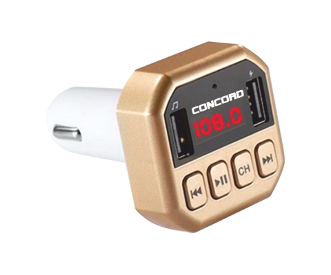 Concord C-608 3.1A Çift USB / TF / BT / FM Transmitter