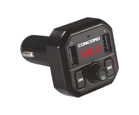 Concord C-609 3.1A Çift USB / TF / BT / FM Transmitter