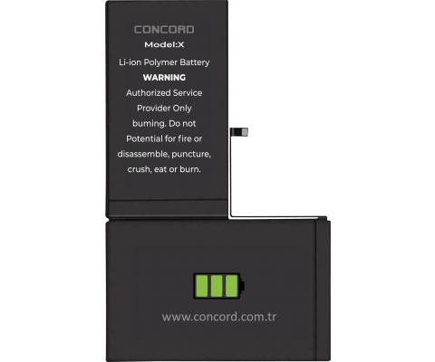 Concord C-1046 iPhone X Batarya