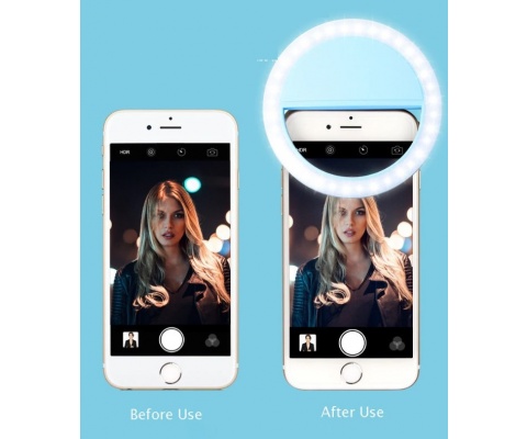 Şarjlı 3 Kademeli 36 Led Işıklı Selfie Işığı